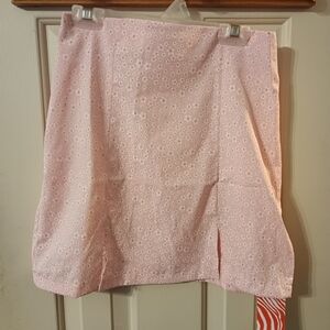 ROMWE - Women's Cute Pink Floral Mini Skirt - Sz XS - NWT